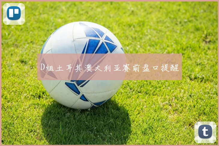 D组土耳其澳大利亚赛前盘口提醒