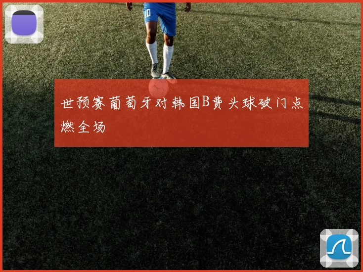 世预赛葡萄牙对韩国B费头球破门点燃全场